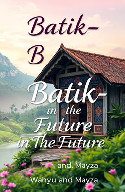 A vibrant and artistic poster cover titled 'Batik-in The Future'