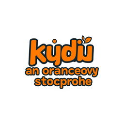 A modern and stylish logo design featuring the text 'Будь на оранжевой стороне'