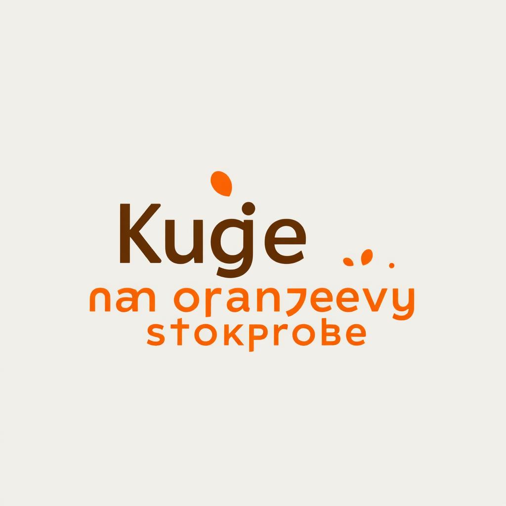 A modern and stylish logo design featuring the text 'Будь на оранжевой стороне'