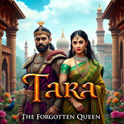 An attractive and impressive book cover titled 'Tara - The Forgotten Queen'