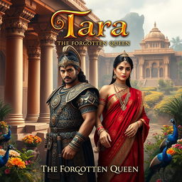 An impressive and attractive book cover titled 'Tara - The Forgotten Queen'