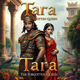 An impressive and attractive book cover titled 'Tara - The Forgotten Queen'