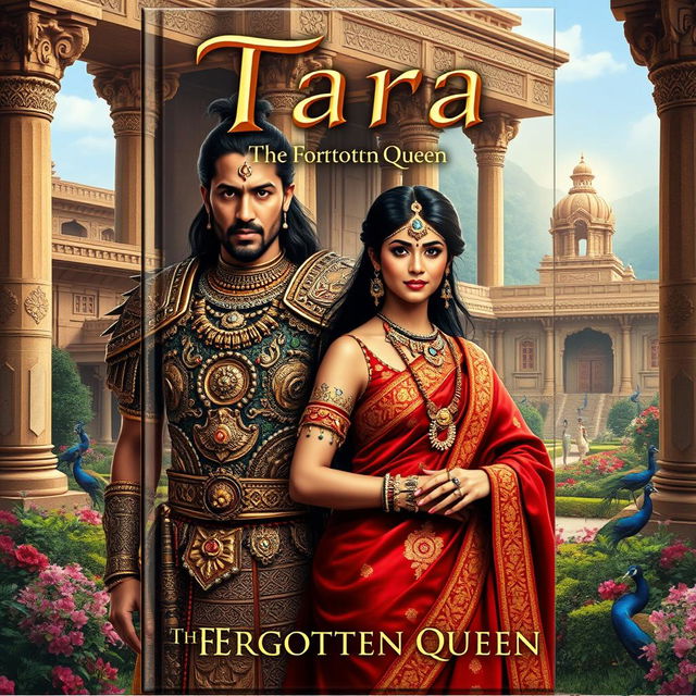 An impressive and attractive book cover titled 'Tara - The Forgotten Queen'