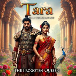 An impressive and attractive book cover titled 'Tara - The Forgotten Queen'