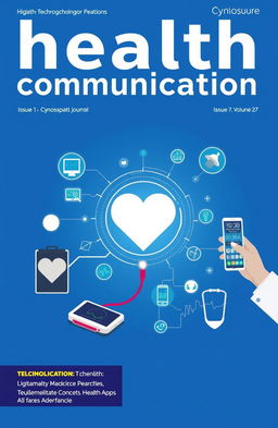 Cover page for a journal titled 'Health Communication', featuring the word 'Cynosure', with the subtitle 'Issue 1, Volume 27'