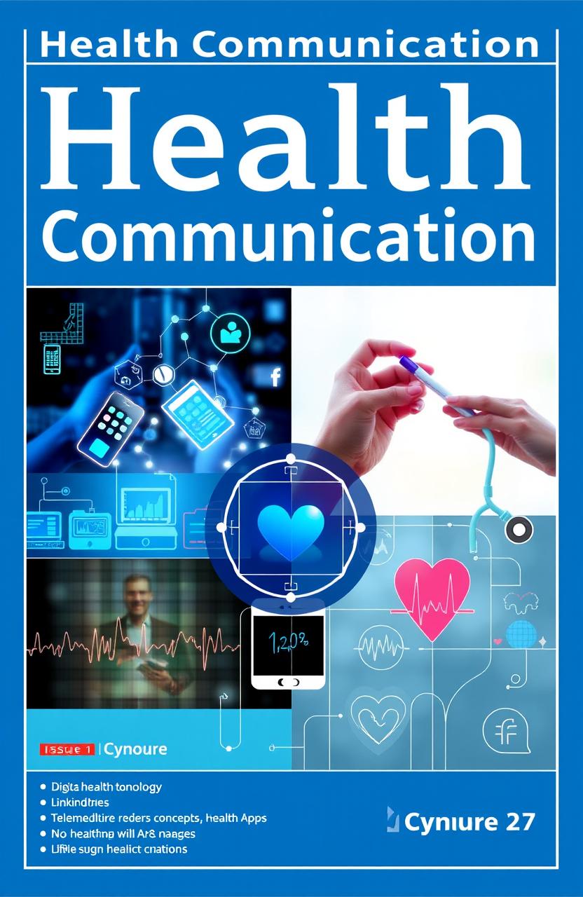 Cover page for a journal titled 'Health Communication', featuring the word 'Cynosure', with the subtitle 'Issue 1, Volume 27'