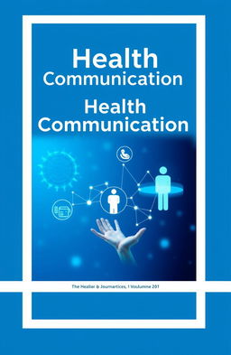 A professional cover page for a journal titled 'Health Communication', featuring the subtitle 'Cynosure, Issue 1 Volume 27'