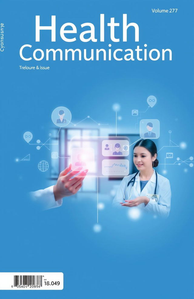 Cover page for a health communication journal titled 'Health Communication', featuring the words 'Cynosure', 'Issue 1', and 'Volume 27' prominently