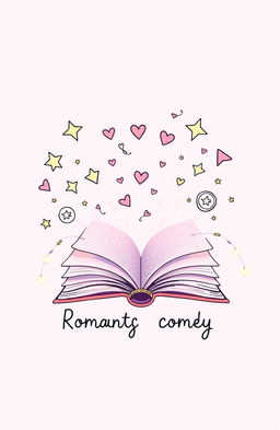 A bright and cheerful book cover design featuring a soft lavender background that sets an enchanting and playful tone