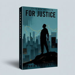 A striking book cover design for a related book titled "For Justice" by Tarik Braithwaite