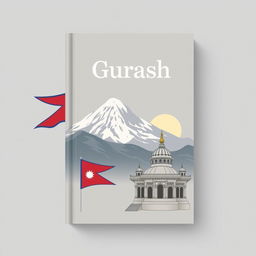A quiz book cover designed with a serene and subtle color palette