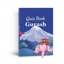 A visually appealing quiz book cover designed with subtle colors that harmonize beautifully