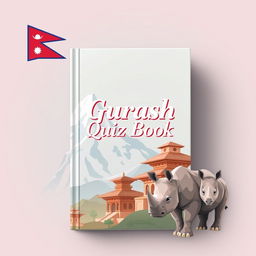 A visually appealing quiz book cover designed with subtle colors that harmonize beautifully