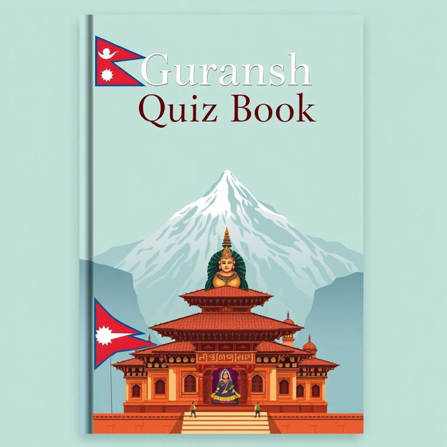 A beautifully designed quiz book cover featuring a subtle and harmonious color palette