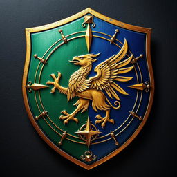 An imposing medieval shield crafted for a powerful empire, highlighting its strengths in conquest and navigation
