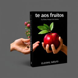 A book cover design featuring the title 'Da semente aos frutos' by author Elizeu Araujo dos Santos