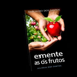 A book cover design featuring the title 'Da semente aos frutos' by author Elizeu Araujo dos Santos