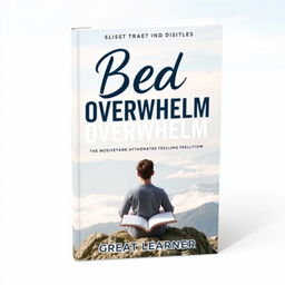 A book cover for 'Beat Overwhelm' by Great Learner, featuring a serene and calming design