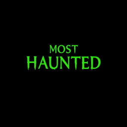 A simple yet striking movie poster for a horror film titled 'Most Haunted'