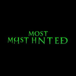 A simple yet striking movie poster for a horror film titled 'Most Haunted'