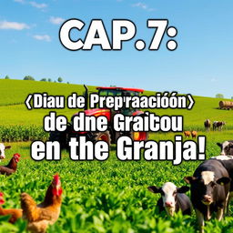 A serious yet eye-catching YouTube thumbnail for Farming Simulator 22 featuring the text 'Cap