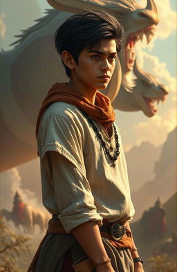 In a fantastical world where humans are seen as the weakest creatures, a young man named Kiran, aged 24, stands at the center of an epic struggle