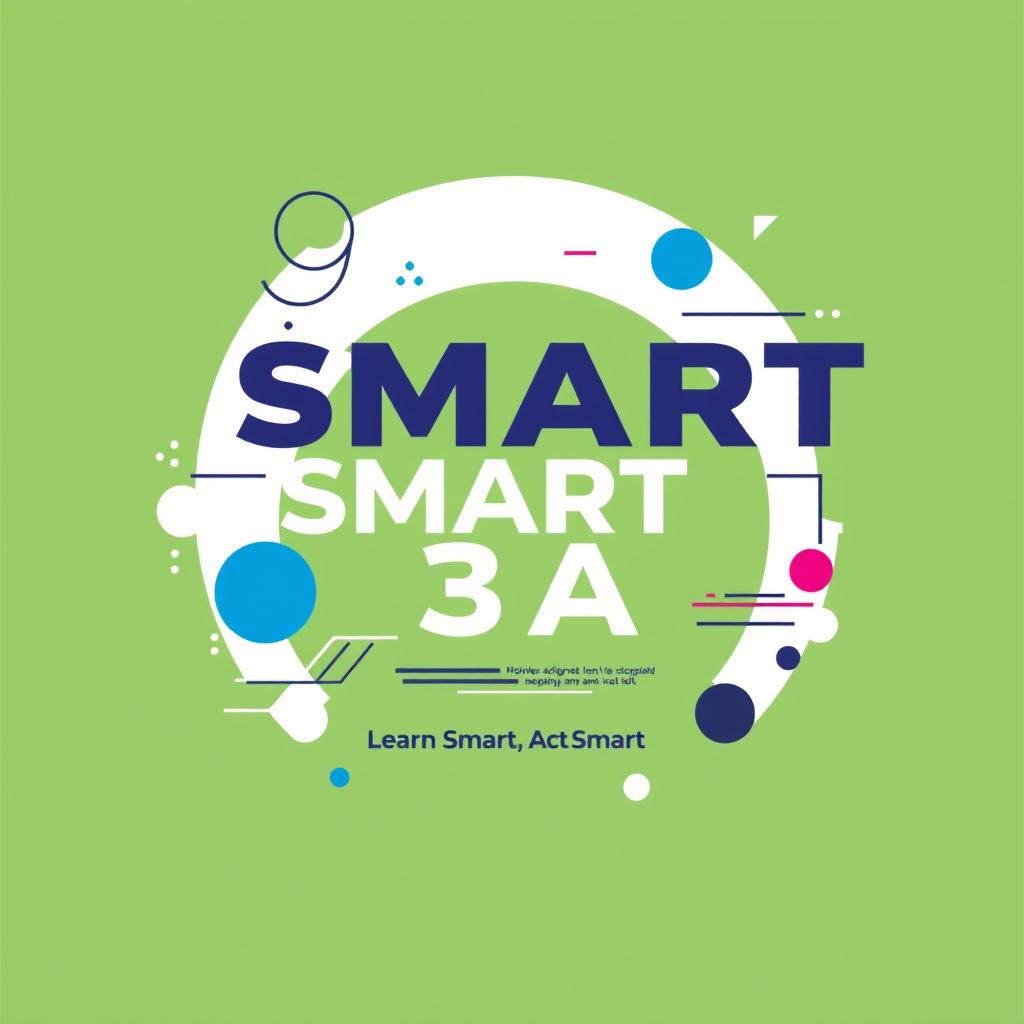 Design a school T-shirt with the text "SMART 3A" prominently displayed