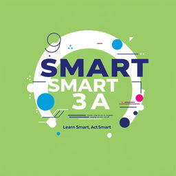 Design a school T-shirt with the text "SMART 3A" prominently displayed