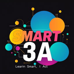 Design a school T-shirt with the text "SMART 3A" prominently displayed