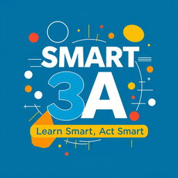 Design a school T-shirt with the text "SMART 3A" prominently displayed