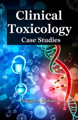 A visually appealing cover design for 'Clinical Toxicology Case Studies' by Tavga A