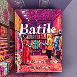 An aesthetic book cover for the title "Batik-in The Future"