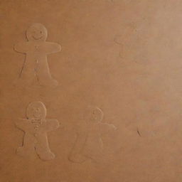 A selection of gingerbread man stencils and templates perfect for creating unique gingerbread men of various sizes and poses.