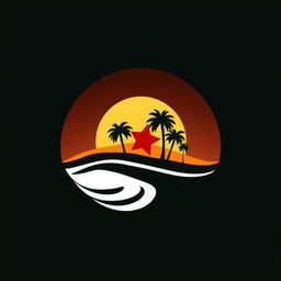 A logo design that evokes the spirit of Algeria while excluding any reference to the national flag