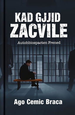 A detailed and emotional book cover for the autobiography titled 'Kad Gnjide Zacvile' by Ago Cemic Braca