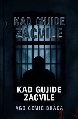 A captivating book cover design for the autobiography titled 'Kad Gnjide Zacvile' by Ago Cemic Braca