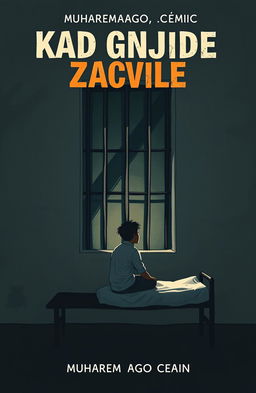 Create an illustrated book cover for an autobiography titled 'KAD GNJIDE ZACVILE' by Muharem Ago Cemic