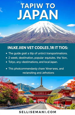 A detailed travel guide for planning a trip to Japan, covering everything from 2 weeks to 2 months of travel