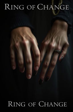 A close-up of two hands slowly moving apart, conveying a sense of mystery and intrigue