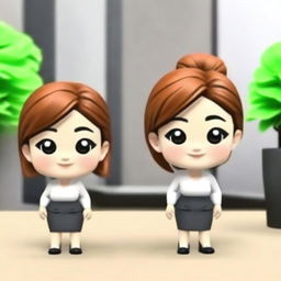 Generate a memoji of a businesswoman of Japanese ethnicity in a professional attire.