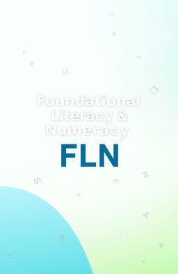 A professional and visually appealing cover page featuring the title 'Foundational Literacy & Numeracy (FLN)' prominently displayed in bold, modern typography