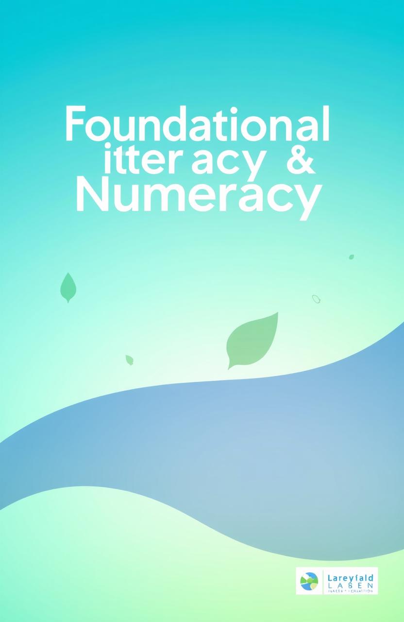 A professional and visually appealing cover page featuring the title 'Foundational Literacy & Numeracy (FLN)' prominently displayed in bold, modern typography