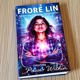 A visually striking book cover featuring a central character immersed in the world of programming