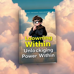 A captivating book cover featuring a title character representing programming, depicting a figure that embodies knowledge and empowerment