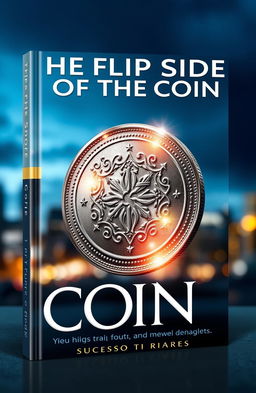 A captivating book cover design for 'The Flip Side of the Coin'