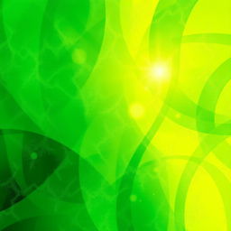 An abstract representation of vibrant green colors with a mixture of light and shadow, showcasing various shades from lime to deep forest green