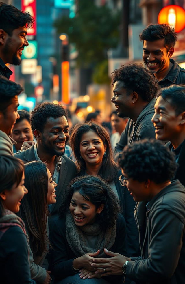 A deep exploration of human behaviors, showcasing various emotions and interactions that define the complexity of social relationships