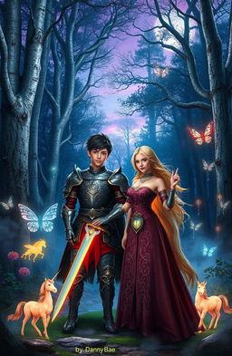 A captivating fantasy scene inspired by the novel 'Fates Entwined' by DannyBae