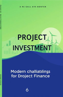 A visually striking book cover design that encapsulates the themes of project investment and financial management