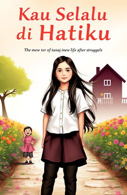 A book cover for a novel titled 'Kau Selalu di Hatiku'